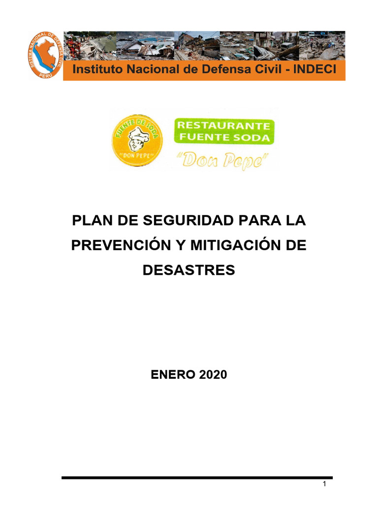 Plan de Seguridad para Colegios | PDF | Defensa Civil | La seguridad