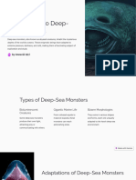 Introduction to Deep-Sea Monsters: by Олексій QQ l