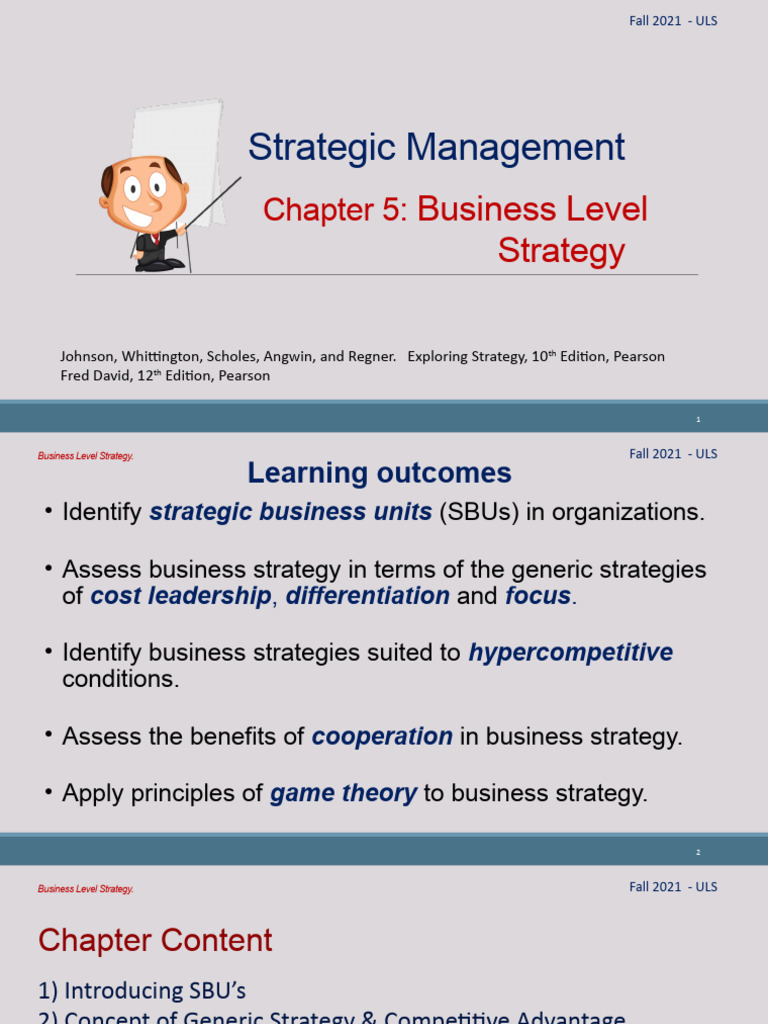 Chapter 5 - Business Level Strategy | PDF | Strategic Management ...
