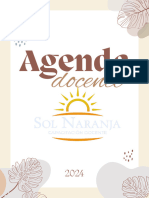 Agenda 2024 Sol Naranja Ediciones