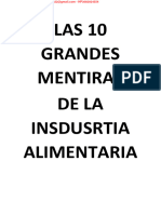 Las Mentiras de La Industria Alimentaria