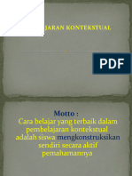 Pembelajaran Kontekstual