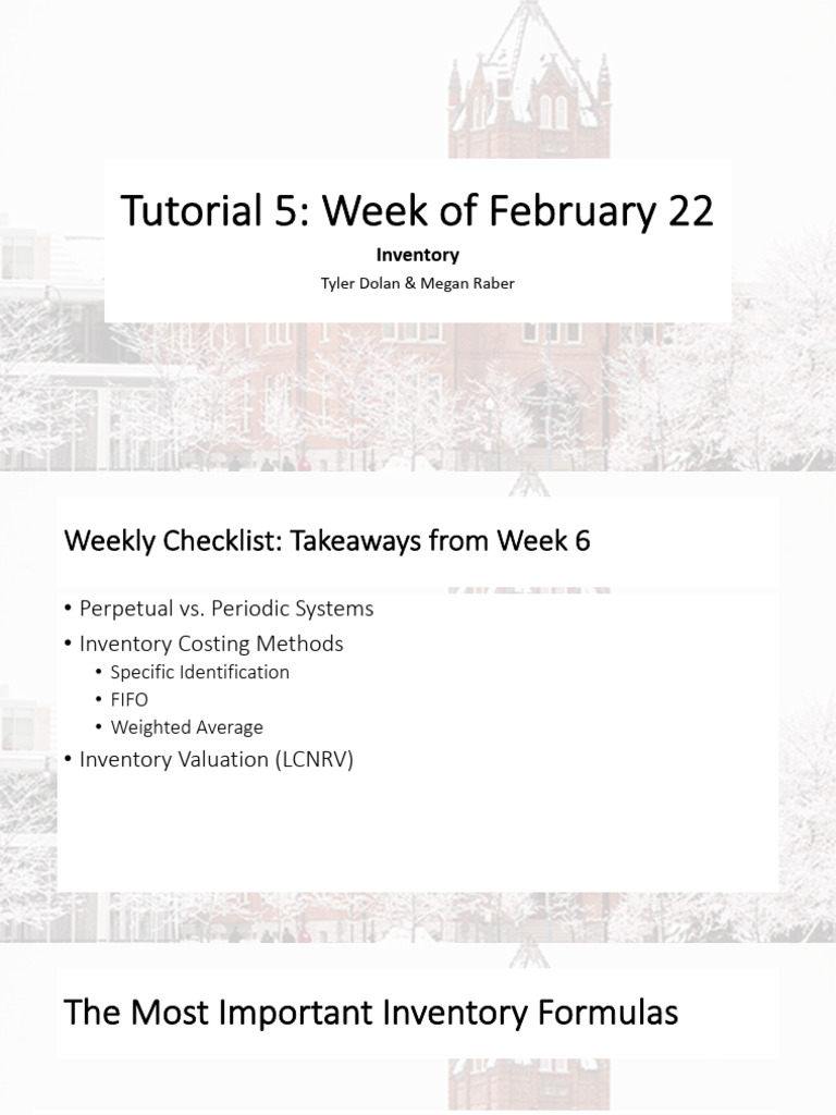 Inventory Systems and Costing Methods Guide | PDF | Cost Of Goods Sold ...