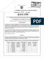 Decreto 0287 de 5 de Marzo de 2024