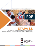 Etapa 1 2 Sistema de Alerta Temprana Vigilancia Basada en Comunidad Fases de Implementacion