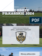 Obozy Piłkarskie - Bydgoszcz 2024 - Krzysztof Kaczorowski