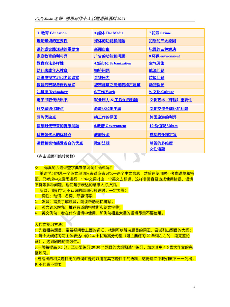 2.task 2 Vocab List | PDF