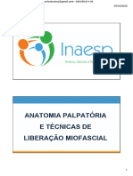 Slides Anatomia+Palpatoria+e+Liberação+Miofascial INAESP