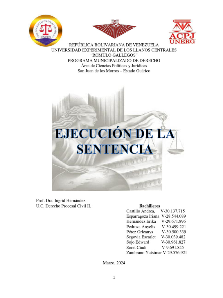 Ejecución de Sentencias en Derecho Civil | PDF | Sentencia (ley) | Subasta