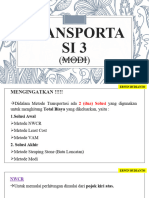 Pertemuan Ke - 11 Metode Transportasi 3 Solusi Akhir Modi