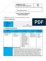 4 Años - Actividad Del Dia 05 de Julio