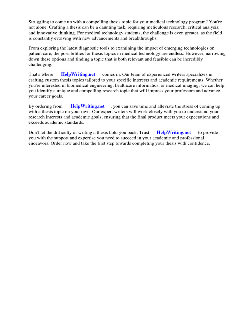 Research Topics For Medical Technology Students In Philippines Pdf