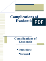 Complications of Exodontia I