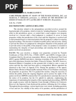 J. St. Mary of The Woods School v. Office of The Registry of Deeds of Makati, January 20, 2009, G.R. No. 174290