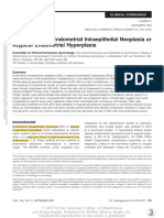Management of Endometrial Intraepithelial.32