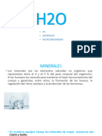 Minerales PH. Agua Embotellada (Componentes Nocivos)