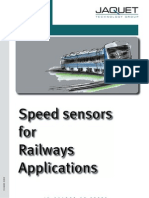 Speed sensors for Railways Applications