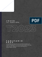 Tarifario 2023