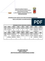 Cronograma de Estudio Obra de Nuestro Libertador