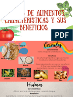 Grupo de Alimentos, Caracteristicas y Beneficios