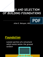 Analysis of Foundation