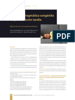 Hernia Diafragmática Congénita de Presentación Tardía Reporte de Caso Con Revisión de Literatura
