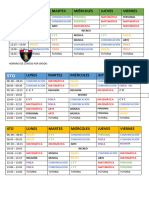 Nuevo Horario 2024