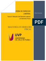 Relación Del Derecho Laboral y El Derecho Fiscal