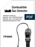 Manual de Usuario Detector de Gases Tif