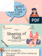 Shaping of Nails