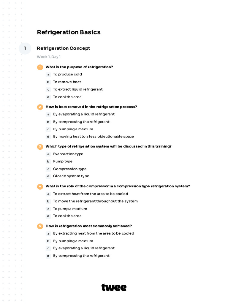 Refrigeration Basics PDF