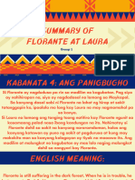 Summary of Florante at Laura Group 1 Kabanata 4 and 5