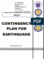 Sabangan Es - 101321 - Conplan in Earthquake