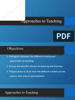 Approaches To Teaching - Updated