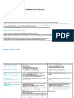 Planificacion Anual de Matematica