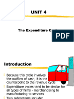Unit 4 The Expenditure Cycle