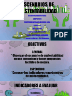 Escenarios de Sistentabilidad