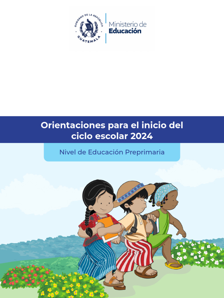 Orientaciones para El Inico Del Ciclo Escolar 2024 Nivel de Educación ...