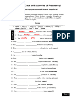 Adverbs of Frequency - STARTER - A1 - EXERCISES PDF