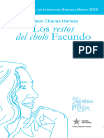 FEF - Libro D - FERIA DEL LIBRO CCS 2019 - Restos de Cholo Facundo - Nelson Chávez Herrera - Stefania Mosca 2018
