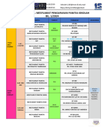 Jadual: Mesyuarat Pengurusan Panitia Sekolah Bil. 1/2024: Sekolah-1205@Moe-Dl - Edu.Myx 05-2822513 05-2812559