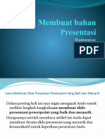 Membuat Bahan Presentasi