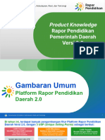 Materi 2. Product Knowledge Rapor Pendidikan Daerah