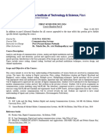 ECE - EEE - F311 Communication Systems - Handout - 03aug23