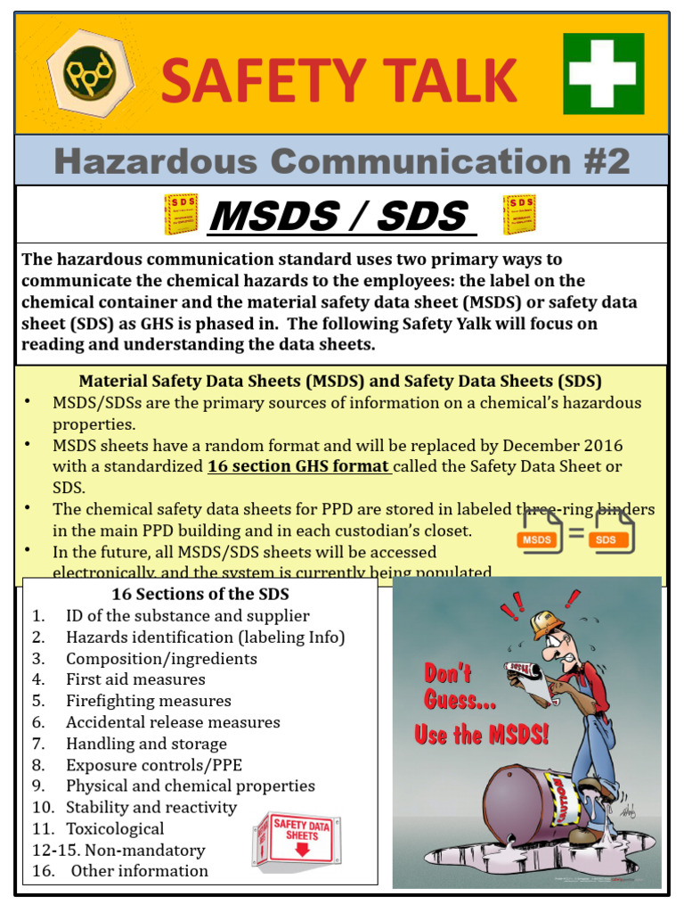 Haz Com 02 Safety Talk Pdf