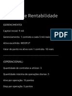 Plano de Rentabilidade