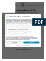 Página Da Web para PDF