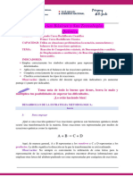 Química 2do. Curso Plan Común Tipos de Reacciones