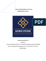 Proposal Tournamen Futsal Keris Peino 2023