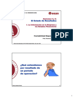 El Estado de Resultados: ¿Qué Entendemos Por Resultado de Un Período de Operación?